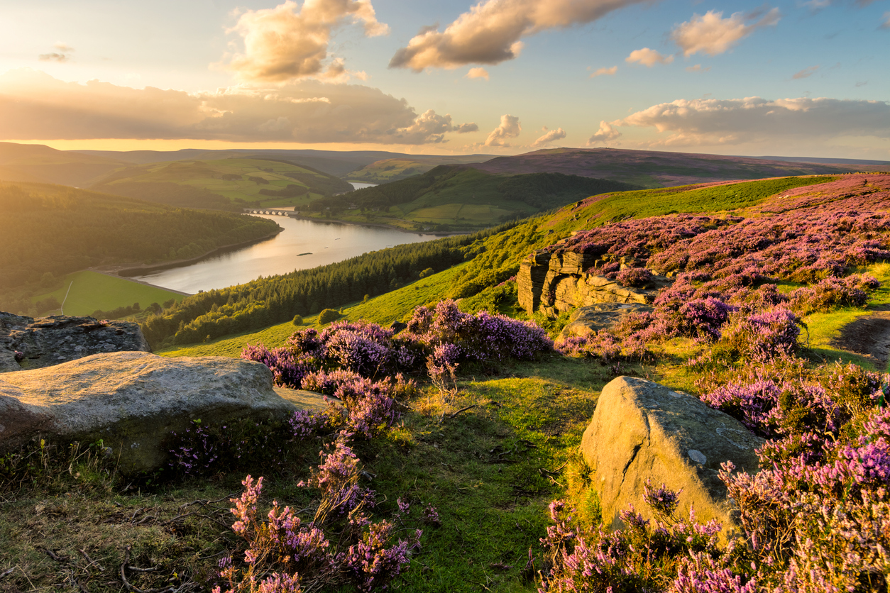 Bamford Edge in the Peak District National Park