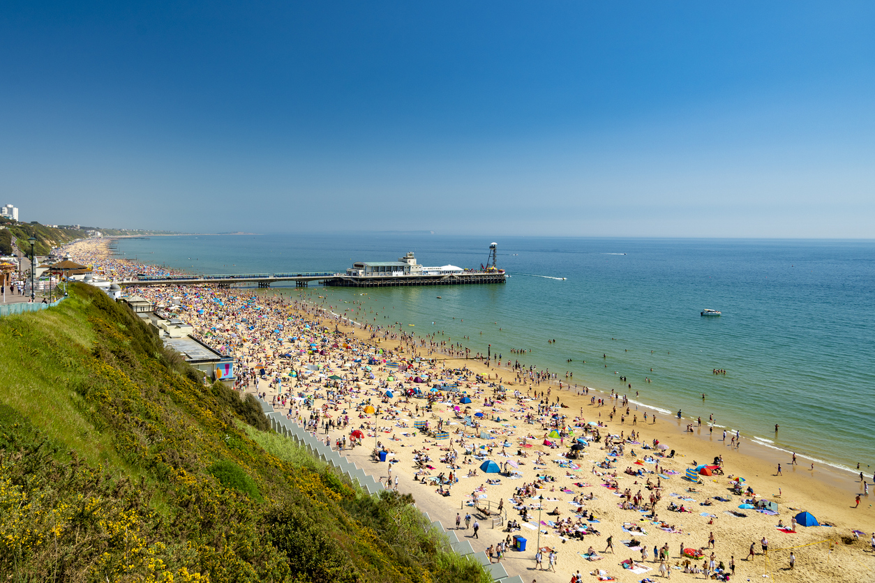 Bournemouth beach, Dorset