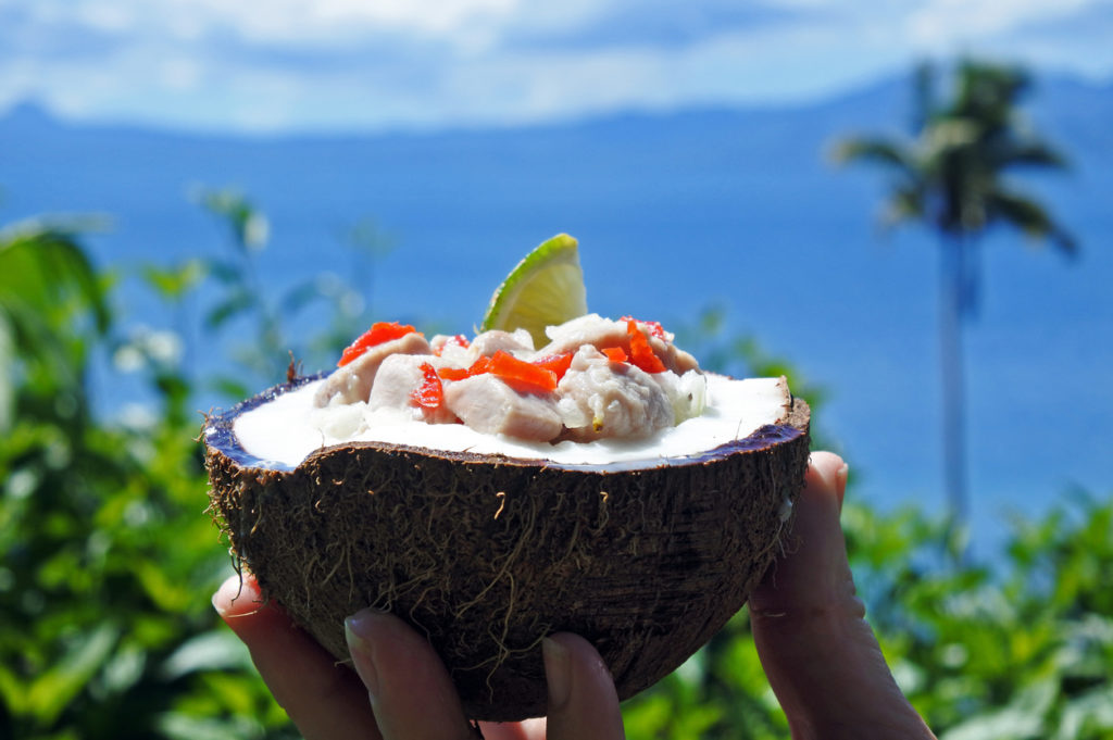 The Fijian food Kokoda