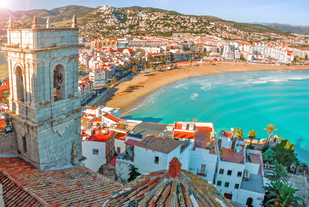 View of Peniscola, Castellon, Spain.