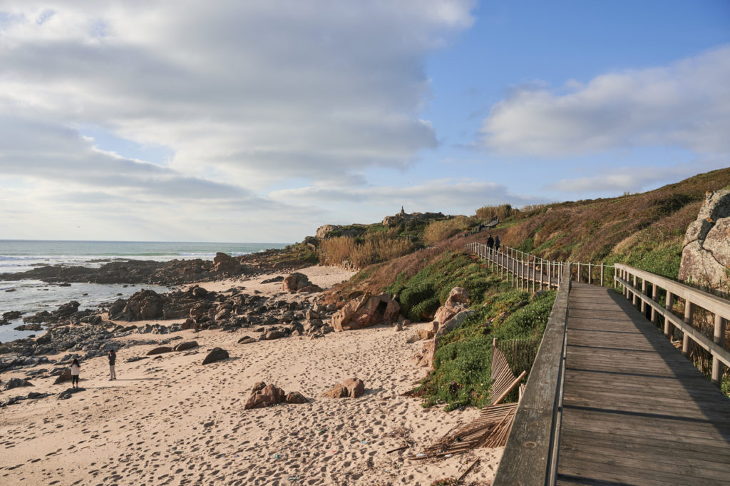 Beach of Castro de São paio, located in Labruge, Vila do Conde, near Porto.