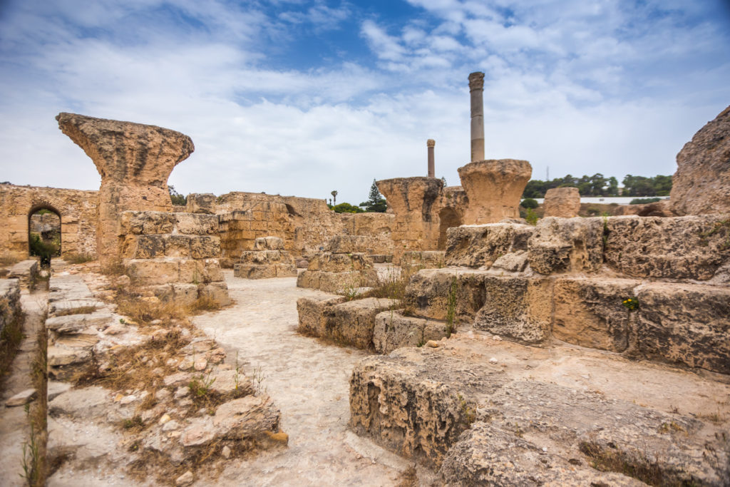 Carthage ancient ruins, Tunisia.