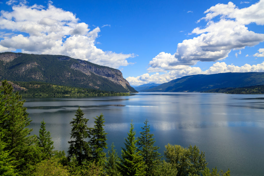Salmon arm Shuswap lake, British Columbia.
