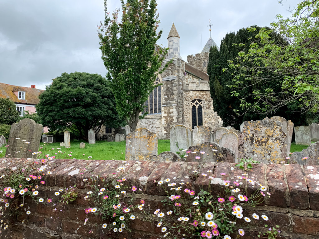 Churchyard at St Mary the Virgin church, Rye.