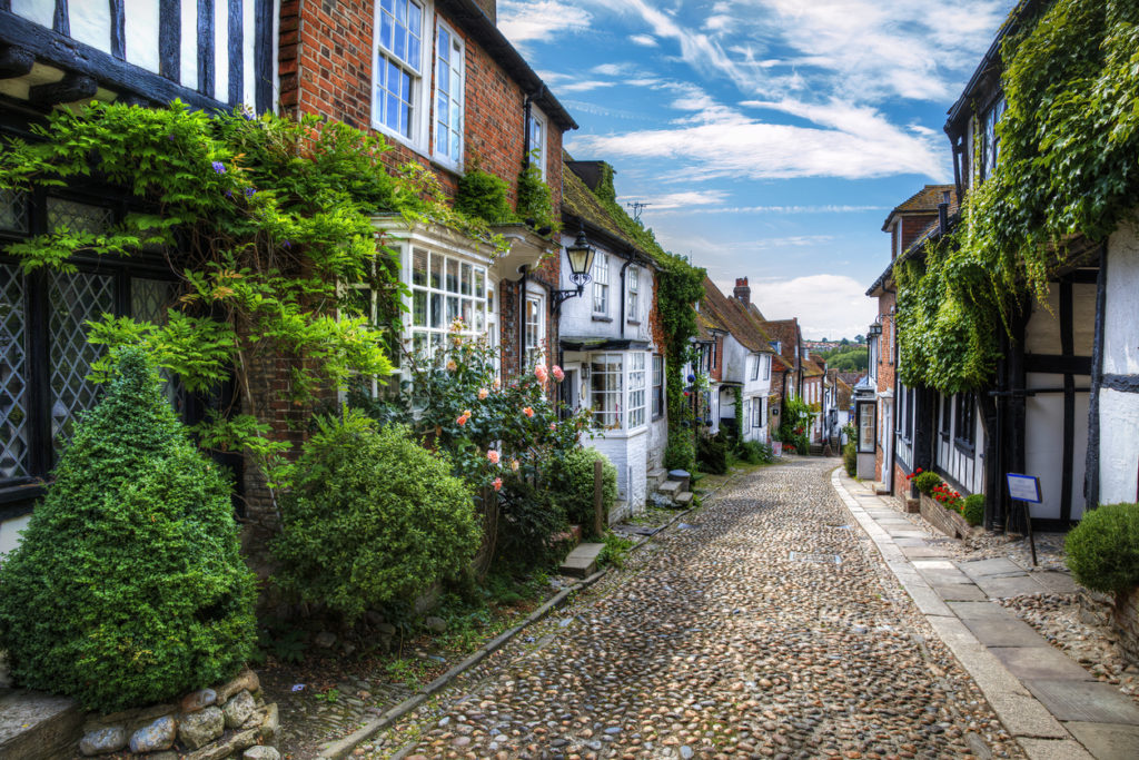 Cobbled Mermaid Street, Rye