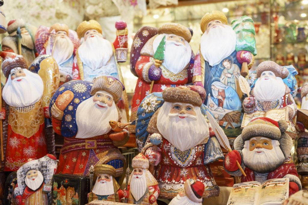 Matryoshka dolls found in the central market, Budapest.