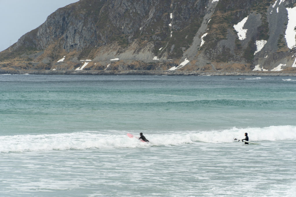 Skagsanden beach in Flakstad