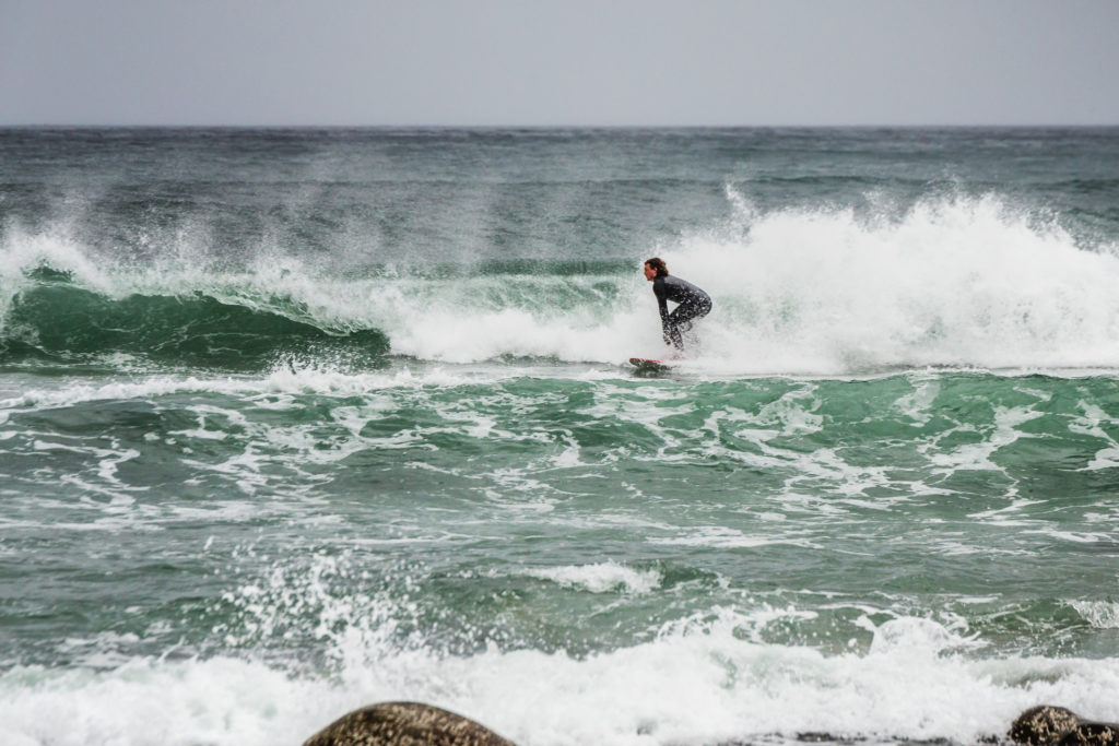 Surfing in Amazing Norway