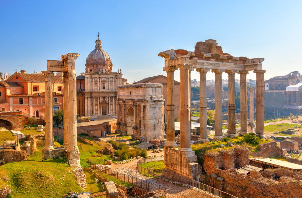 The Roman Forum, Rome, Italy.