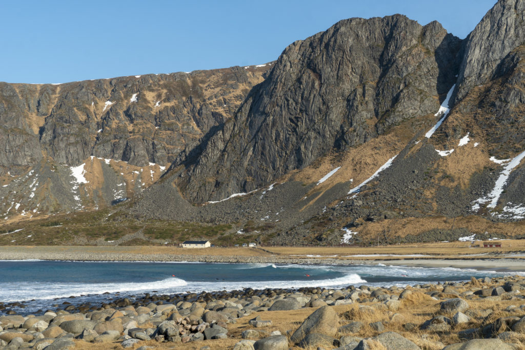 Unstad beach Lofoten is in fact the heart of the Norwegian surfing scene.