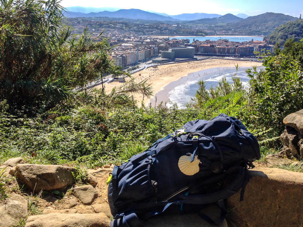 View of San Sebastian, the Northern Way.