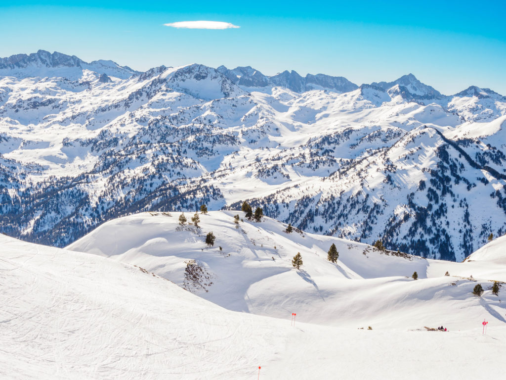 Baqueira ski fields, Catalonia