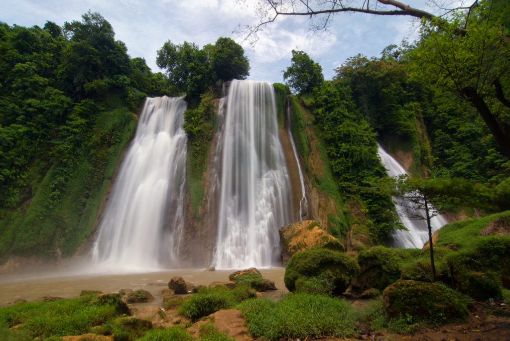 Curug Cikaso on Ujung Genteng, West Java.