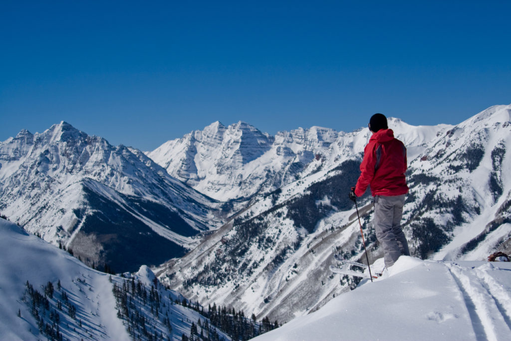 Male skier