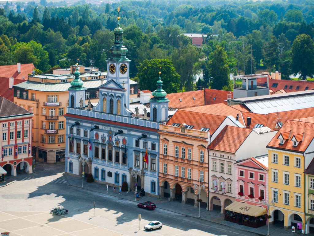 Main square in Ceske Budejovice