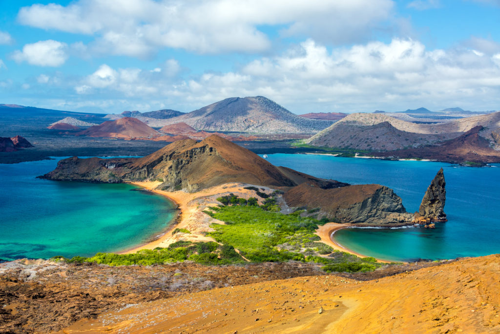 View of Bartolome Island, Galapagos islands