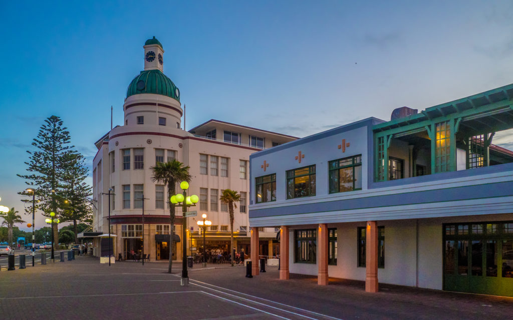 art deco town of Napier, New Zealand