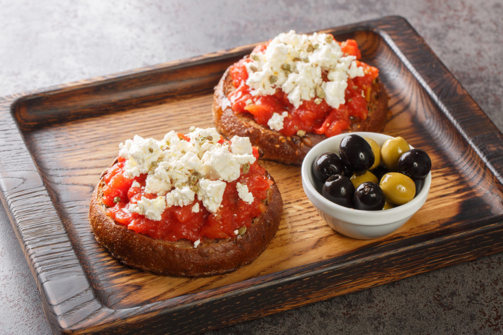 Dakos salad, Crete