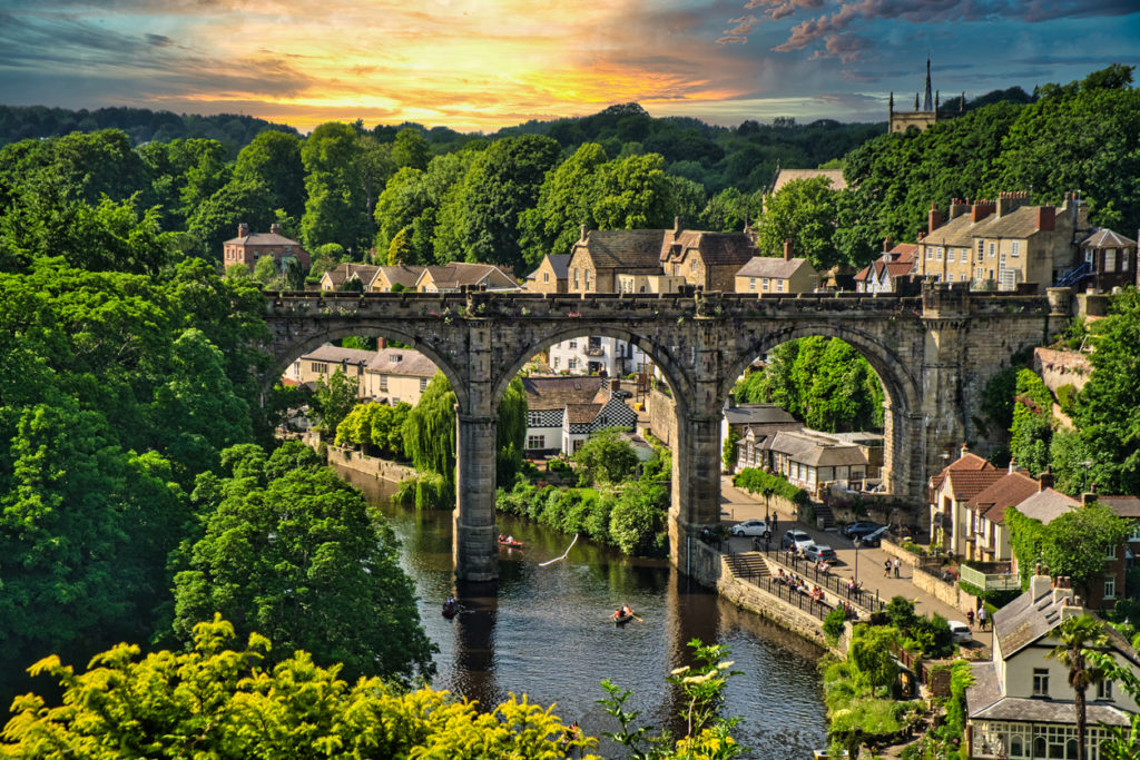 Knaresborough Viaduct from Knaresborough Castle