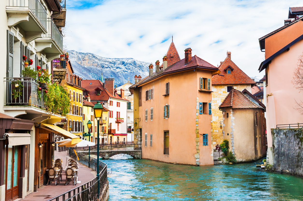 Old town in Annecy, France