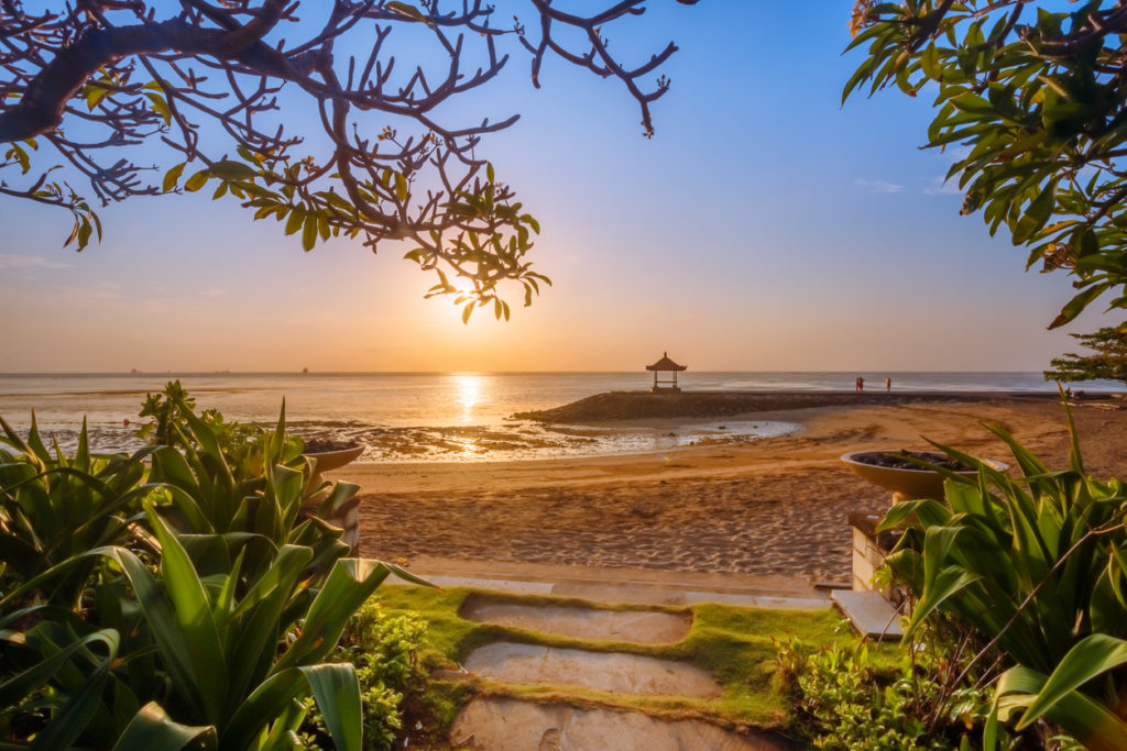 Sunrise in Bali, Indonesia