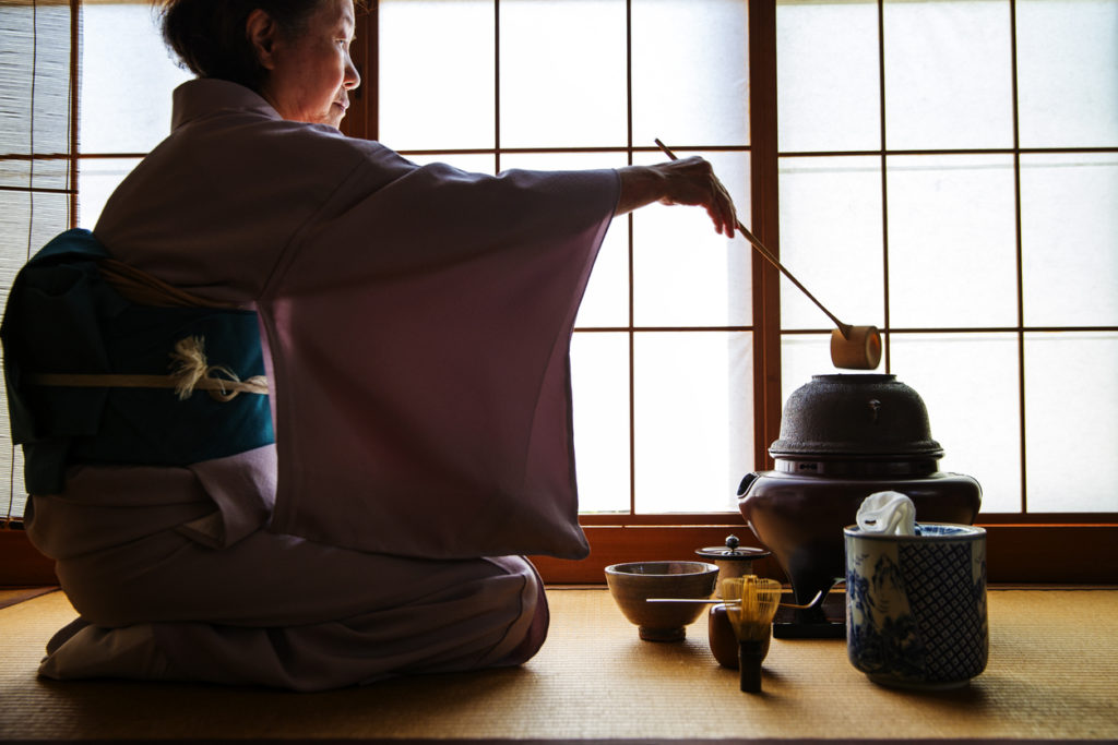 Traditional Japanese tea ceremony