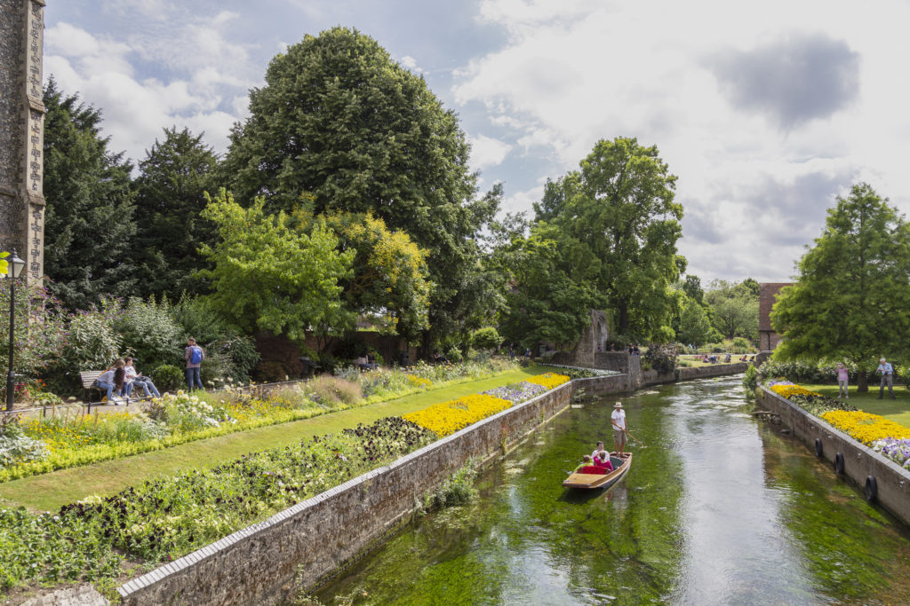 Punting in Westgate Gardens