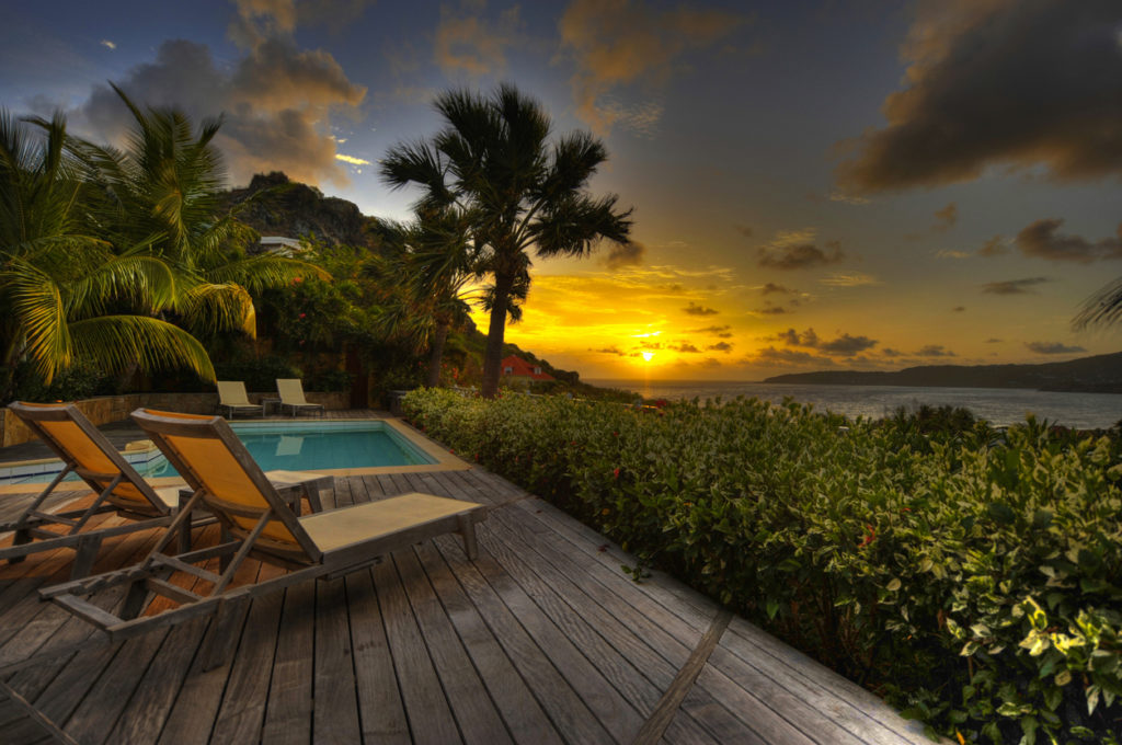 Sunset in St Barts