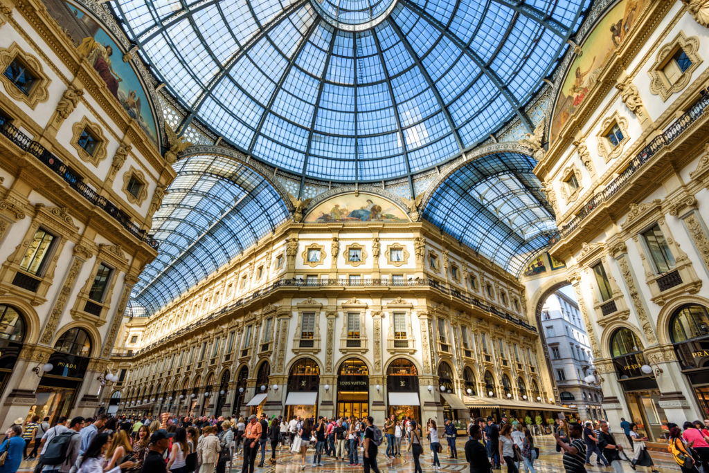 The Galleria Vittorio Emanuele II in Milan
