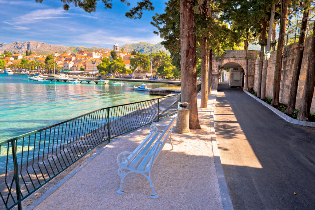 View of Cavtat from waterfront