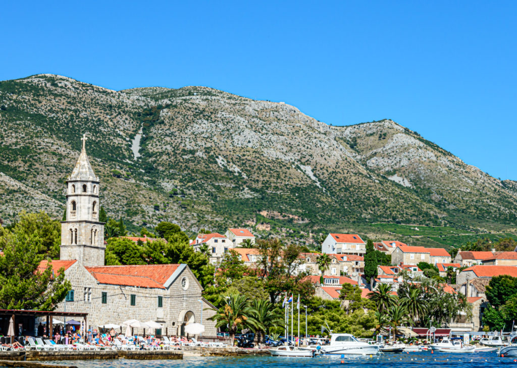 View of a church in Cavtat