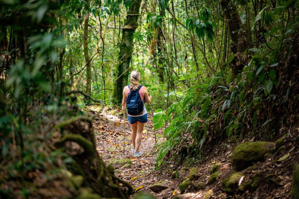 Hiking on Montserrat Island