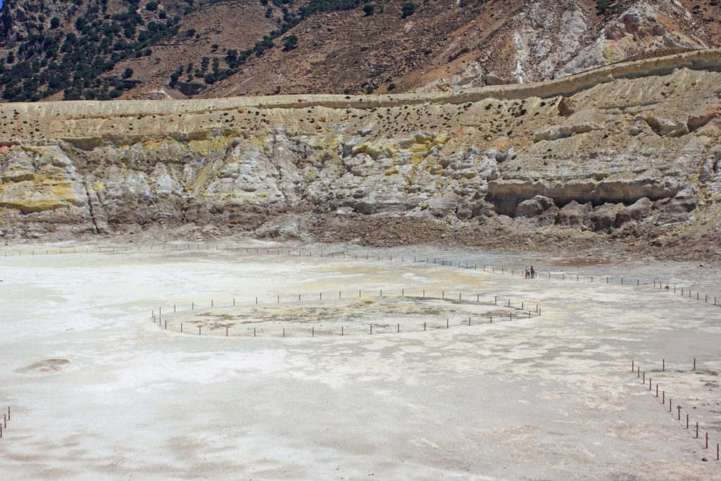 Stefanos volcanic crater