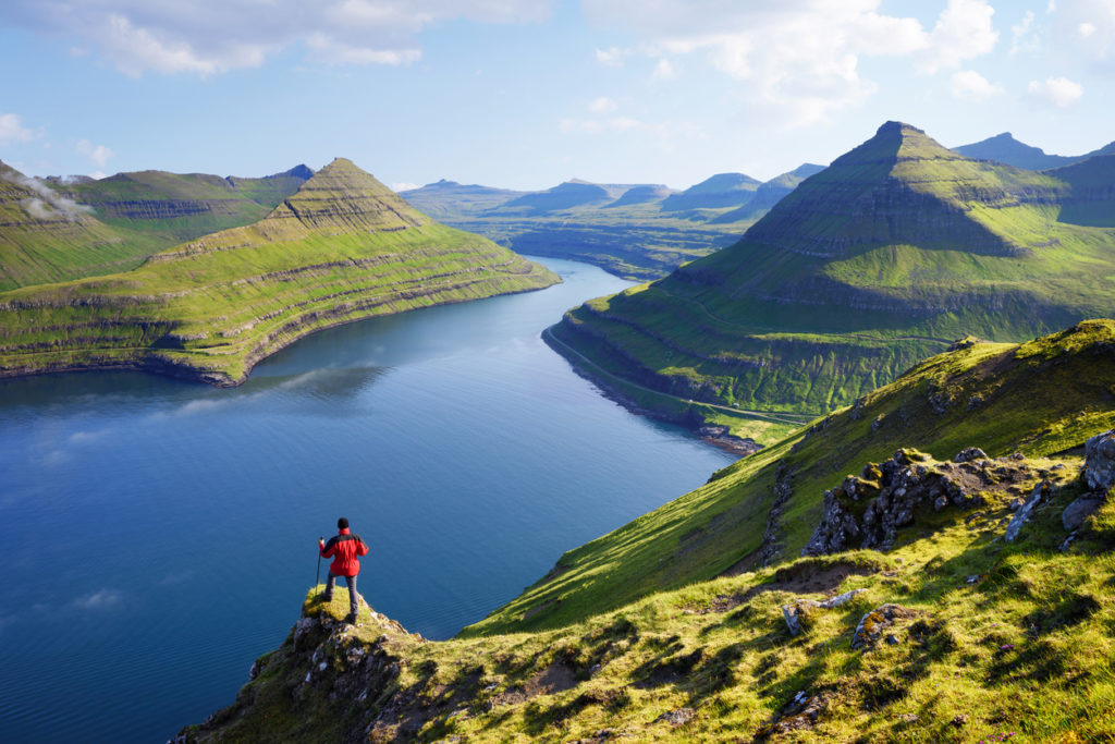 The Funningur fjord, Faroe Islands