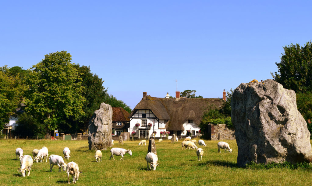 The village of Avebury
