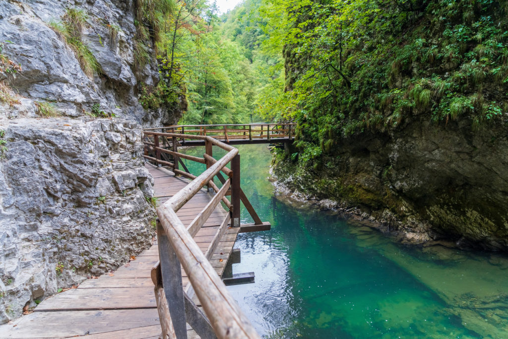 Vintgar Gorge near Bled, Slovenia
