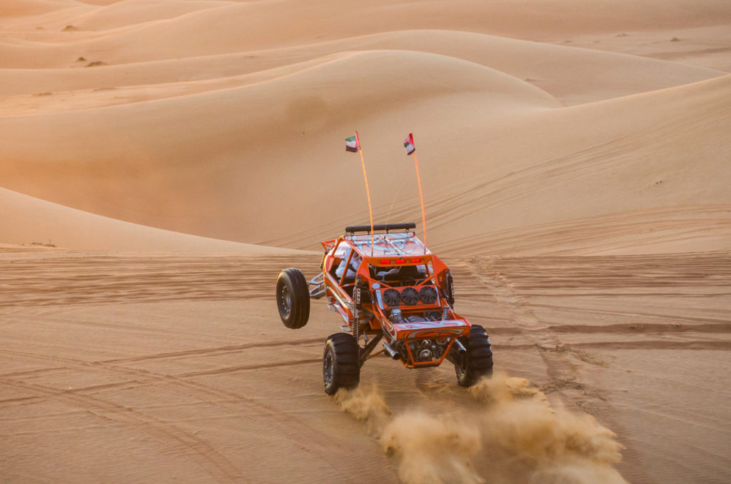 Buggy ride in the dunes