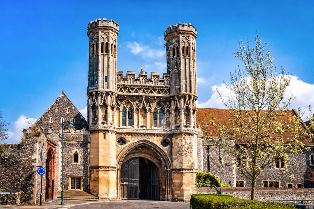 Gate of St Augustine's Abbey in Canterbury