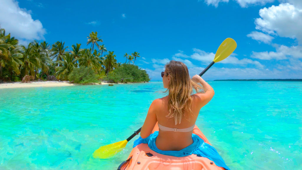 Kayaking on the Cook Islands