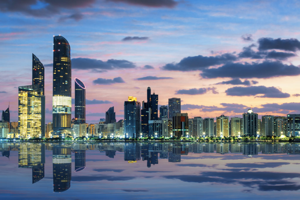 View of Abu Dhabi skyline