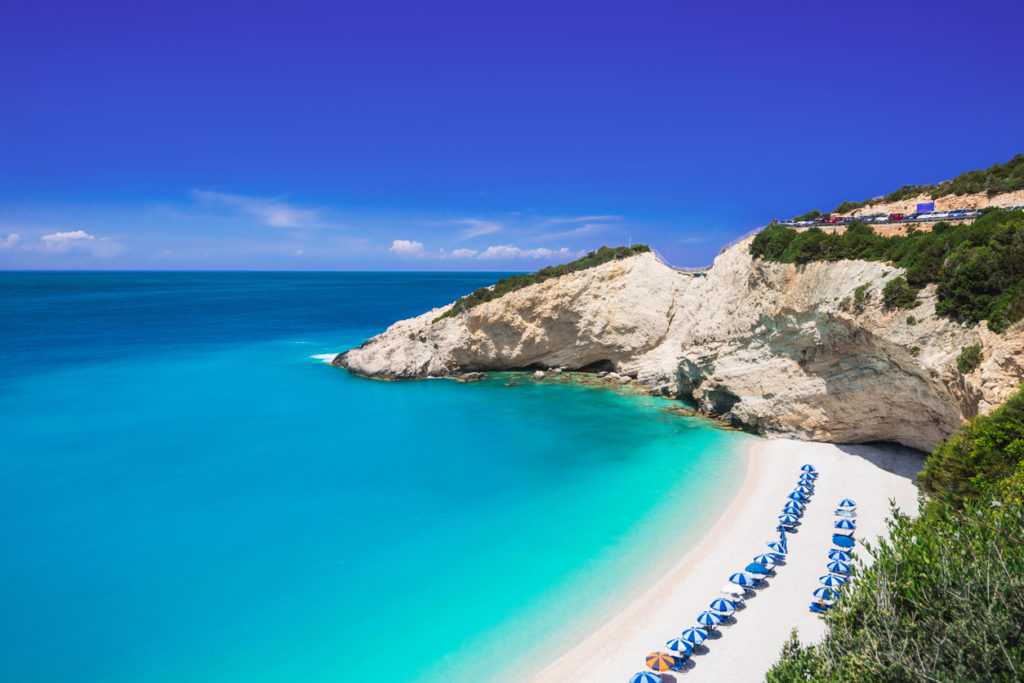 A beautiful beach on Lefkada Island