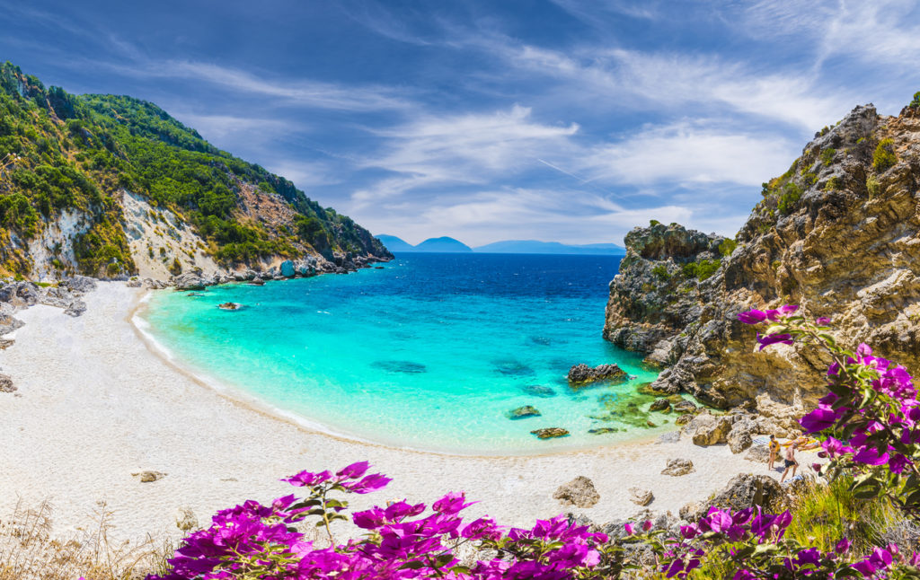 Beautiful Agiofili beach, Lefkada