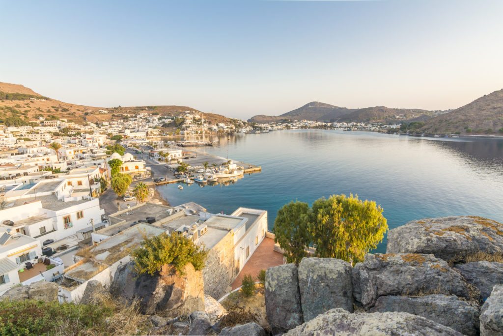 Harbour view in Patmos Island