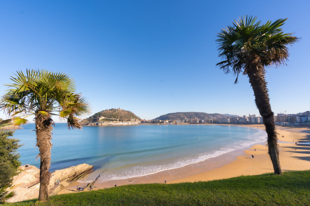 La Cocha beach in the city of San Sebastian