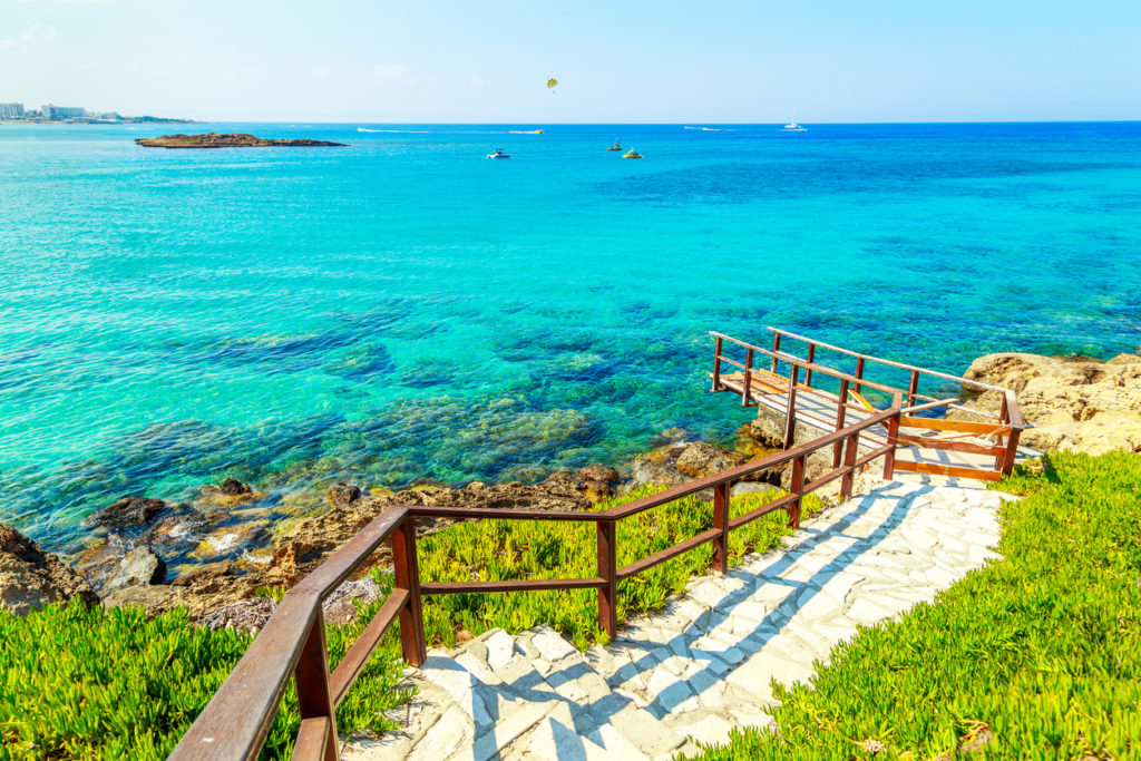 Landscape around Cape Greco, Cyprus