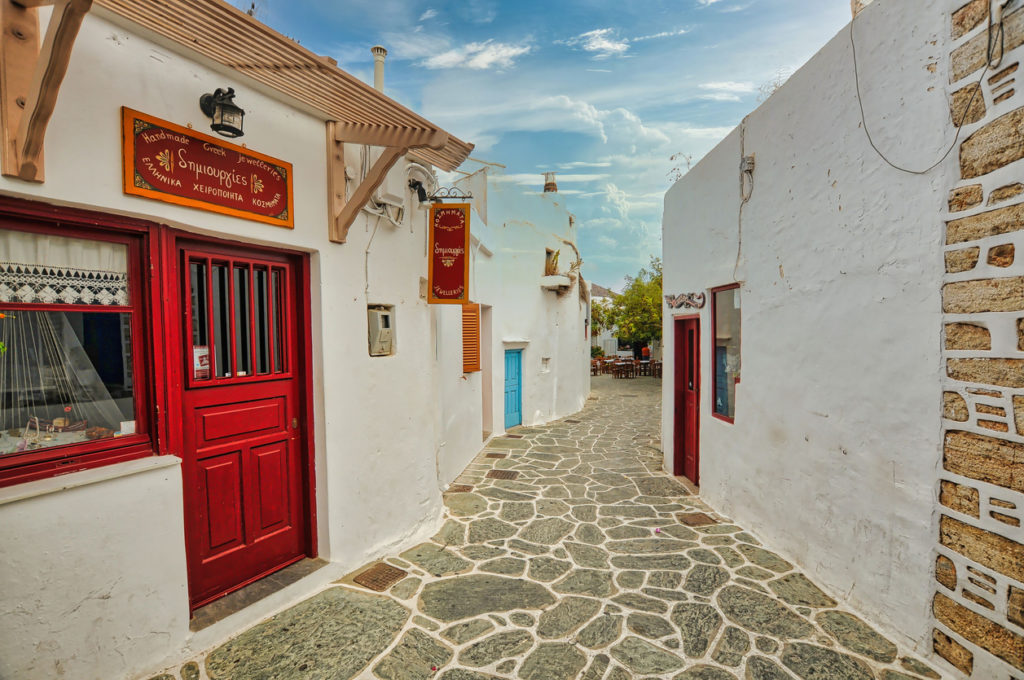 One of the alleys in beautiful Chora