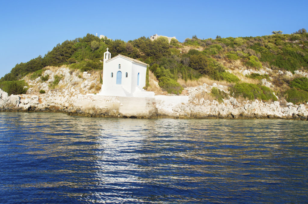 Saint Andrew chapel a Ithaca, Ionian islands