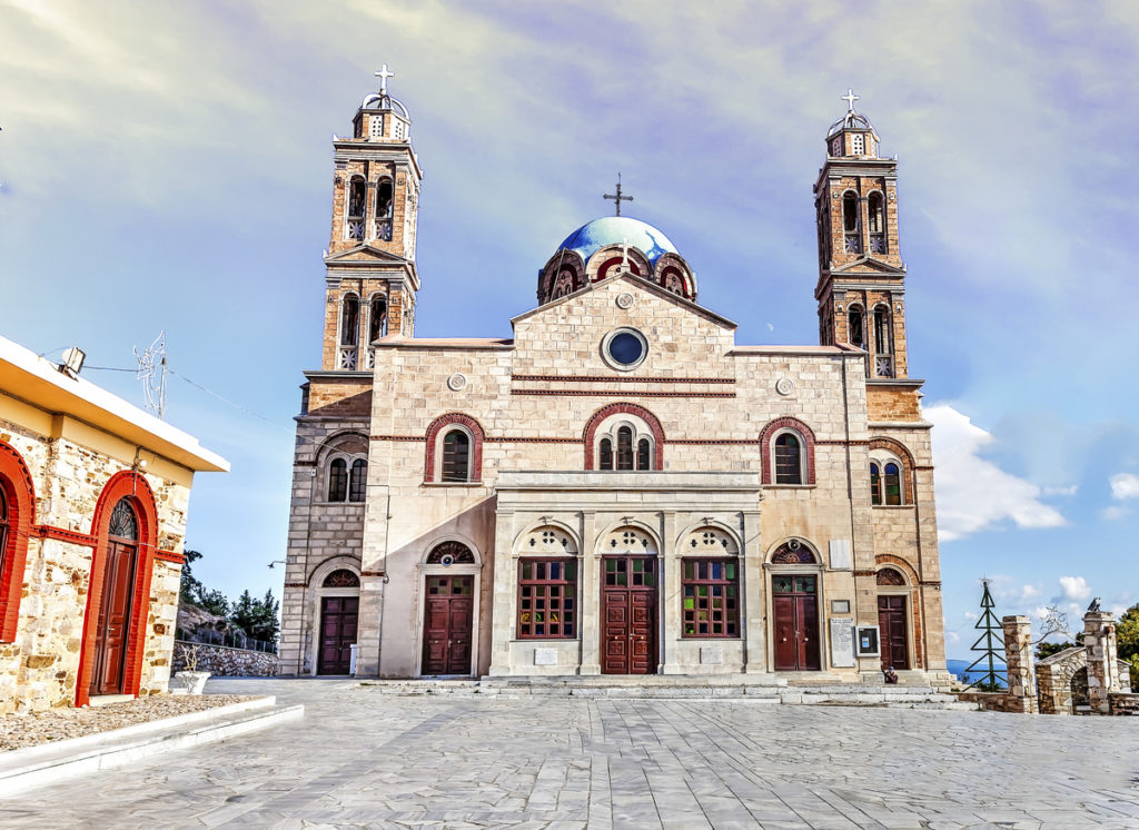 The Church of Ressurection of Christ Greek Orhodox Church in Ano Syros