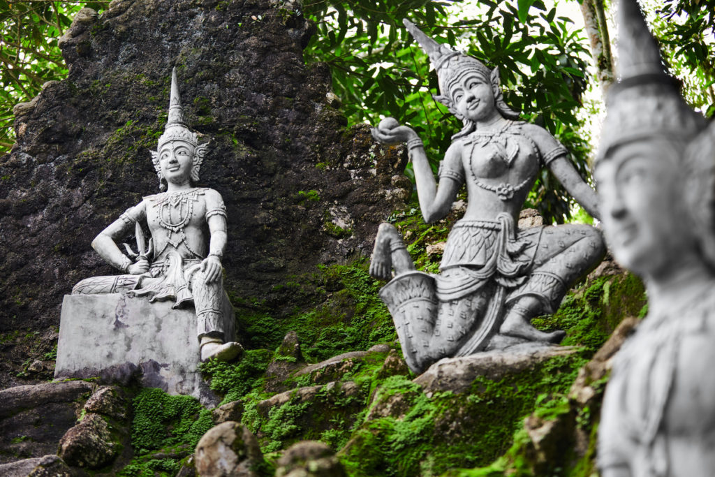 The Secret Buddha Garden Stone Statues in Koh Samui