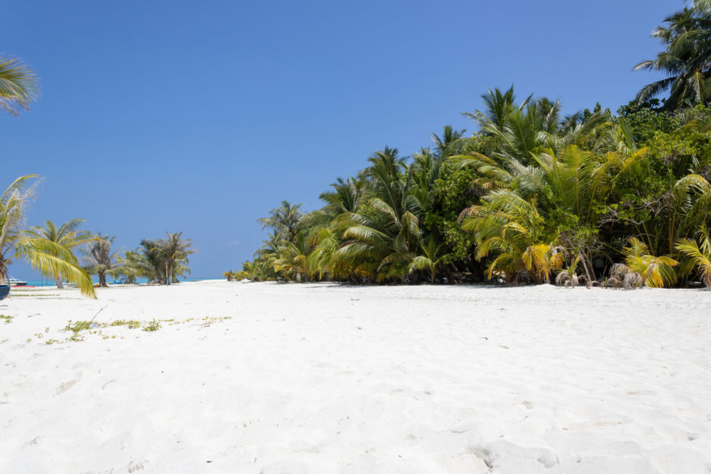 The white sands of Fulidhoo island